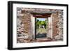 ¡Viva Mexico! Window View - Mayan Ruins in Palenque-Philippe Hugonnard-Framed Photographic Print