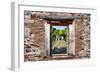 ¡Viva Mexico! Window View - Mayan Ruins in Palenque-Philippe Hugonnard-Framed Photographic Print