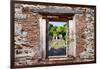 ¡Viva Mexico! Window View - Mayan Ruins in Palenque-Philippe Hugonnard-Framed Photographic Print