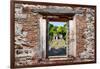 ¡Viva Mexico! Window View - Mayan Ruins in Palenque-Philippe Hugonnard-Framed Photographic Print