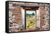 ¡Viva Mexico! Window View - Mayan Ruins-Philippe Hugonnard-Framed Stretched Canvas