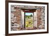 ¡Viva Mexico! Window View - Mayan Ruins-Philippe Hugonnard-Framed Photographic Print