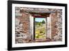 ¡Viva Mexico! Window View - Mayan Ruins-Philippe Hugonnard-Framed Photographic Print