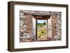 ¡Viva Mexico! Window View - Mayan Ruins-Philippe Hugonnard-Framed Photographic Print