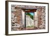 ¡Viva Mexico! Window View - Mayan Temple of Inscriptions in Palenque-Philippe Hugonnard-Framed Photographic Print