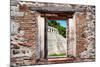 ¡Viva Mexico! Window View - Mayan Temple of Inscriptions in Palenque-Philippe Hugonnard-Mounted Photographic Print