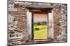 ¡Viva Mexico! Window View - Mayan Temple of Monte Alban at Sunset-Philippe Hugonnard-Mounted Photographic Print