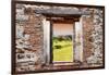 ¡Viva Mexico! Window View - Mayan Temple of Monte Alban at Sunset-Philippe Hugonnard-Framed Photographic Print