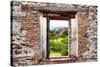 ¡Viva Mexico! Window View - Mayan Temple of Monte Alban-Philippe Hugonnard-Stretched Canvas