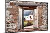 ¡Viva Mexico! Window View - Mexican Church-Philippe Hugonnard-Mounted Photographic Print