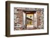 ¡Viva Mexico! Window View - Mexican Street at Sunset-Philippe Hugonnard-Framed Photographic Print