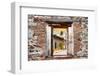 ¡Viva Mexico! Window View - Mexican Street at Sunset-Philippe Hugonnard-Framed Photographic Print