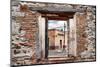 ¡Viva Mexico! Window View - Mexican Street II-Philippe Hugonnard-Mounted Photographic Print