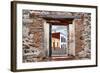 ¡Viva Mexico! Window View - Mexican Street-Philippe Hugonnard-Framed Photographic Print