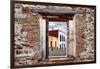 ¡Viva Mexico! Window View - Mexican Street-Philippe Hugonnard-Framed Photographic Print