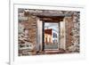 ¡Viva Mexico! Window View - Mexican Street-Philippe Hugonnard-Framed Photographic Print