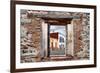 ¡Viva Mexico! Window View - Mexican Street-Philippe Hugonnard-Framed Photographic Print