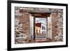 ¡Viva Mexico! Window View - Mexican Street-Philippe Hugonnard-Framed Photographic Print