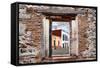 ¡Viva Mexico! Window View - Mexican Street-Philippe Hugonnard-Framed Stretched Canvas
