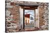 ¡Viva Mexico! Window View - Mexican Street-Philippe Hugonnard-Stretched Canvas