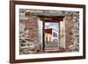 ¡Viva Mexico! Window View - Mexican Street-Philippe Hugonnard-Framed Photographic Print