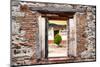 ¡Viva Mexico! Window View - Mexican Village-Philippe Hugonnard-Mounted Photographic Print