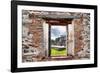 ¡Viva Mexico! Window View - One Thousand Mayan Columns in Chichen Itza-Philippe Hugonnard-Framed Photographic Print