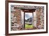 ¡Viva Mexico! Window View - One Thousand Mayan Columns in Chichen Itza-Philippe Hugonnard-Framed Photographic Print