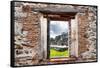 ¡Viva Mexico! Window View - One Thousand Mayan Columns in Chichen Itza-Philippe Hugonnard-Framed Stretched Canvas