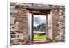 ¡Viva Mexico! Window View - One Thousand Mayan Columns in Chichen Itza-Philippe Hugonnard-Framed Photographic Print