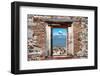 ¡Viva Mexico! Window View - Popocatepetl Volcano in Puebla-Philippe Hugonnard-Framed Photographic Print