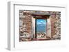 ¡Viva Mexico! Window View - Popocatepetl Volcano in Puebla-Philippe Hugonnard-Framed Photographic Print