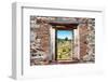 ¡Viva Mexico! Window View - Pyramid of Cantona III-Philippe Hugonnard-Framed Photographic Print