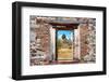 ¡Viva Mexico! Window View - Pyramid of Cantona-Philippe Hugonnard-Framed Photographic Print