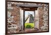 ¡Viva Mexico! Window View - Pyramid of the Chichen Itza-Philippe Hugonnard-Framed Photographic Print