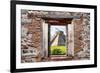 ¡Viva Mexico! Window View - Pyramid of the Chichen Itza-Philippe Hugonnard-Framed Photographic Print