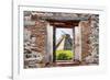 ¡Viva Mexico! Window View - Pyramid of the Chichen Itza-Philippe Hugonnard-Framed Photographic Print