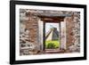 ¡Viva Mexico! Window View - Pyramid of the Chichen Itza-Philippe Hugonnard-Framed Photographic Print