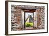 ¡Viva Mexico! Window View - Pyramid of the Chichen Itza-Philippe Hugonnard-Framed Photographic Print