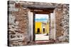 ?Viva Mexico! Window View - The Yellow City in Izamal-Philippe Hugonnard-Stretched Canvas