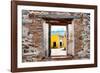 ?Viva Mexico! Window View - The Yellow City in Izamal-Philippe Hugonnard-Framed Photographic Print