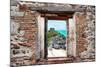 ¡Viva Mexico! Window View - Tulum Ruins-Philippe Hugonnard-Mounted Photographic Print