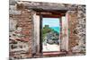 ¡Viva Mexico! Window View - Tulum Ruins-Philippe Hugonnard-Mounted Photographic Print