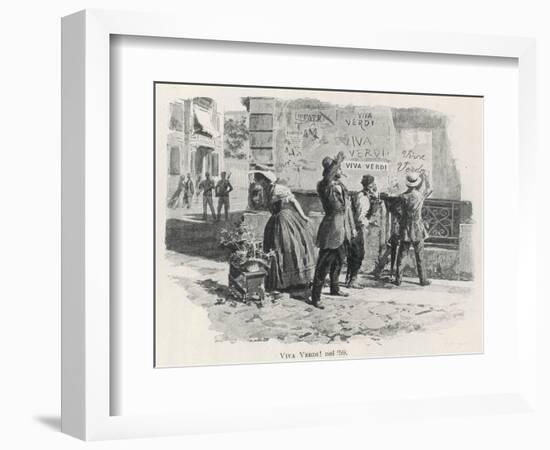 Viva Verdi!-null-Framed Art Print