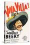 VIVA VILLA!, Wallace Beery on poster art, 1934.-null-Stretched Canvas