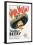 VIVA VILLA!, Wallace Beery on poster art, 1934.-null-Framed Art Print