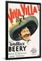 VIVA VILLA!, Wallace Beery on poster art, 1934.-null-Framed Art Print