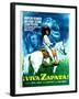 Viva Zapata!, Jean Peters, Marlon Brando, Anthony Quinn, (Spanish Poster Art), 1952-null-Framed Art Print