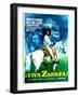 Viva Zapata!, Jean Peters, Marlon Brando, Anthony Quinn, (Spanish Poster Art), 1952-null-Framed Art Print