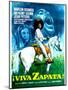 Viva Zapata!, Jean Peters, Marlon Brando, Anthony Quinn, (Spanish Poster Art), 1952-null-Mounted Art Print